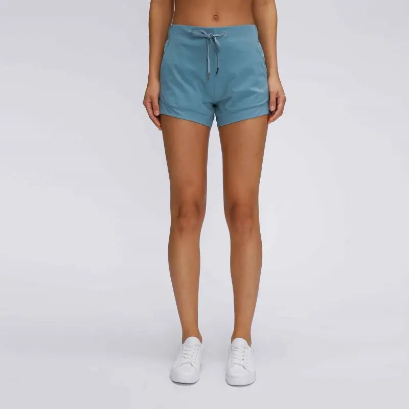 Side Cross Strap Fitness Shorts