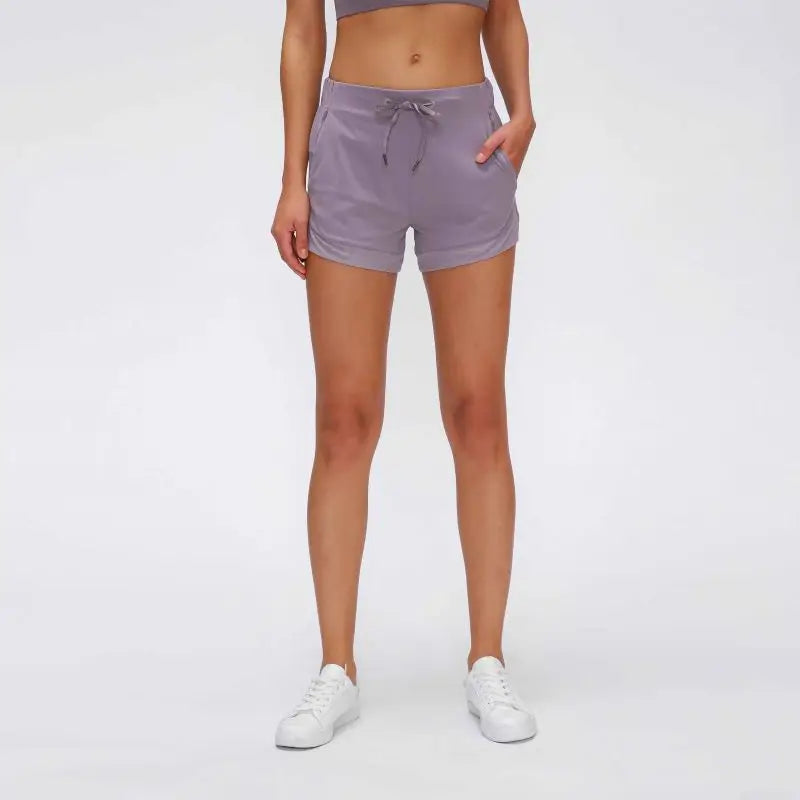 Side Cross Strap Fitness Shorts