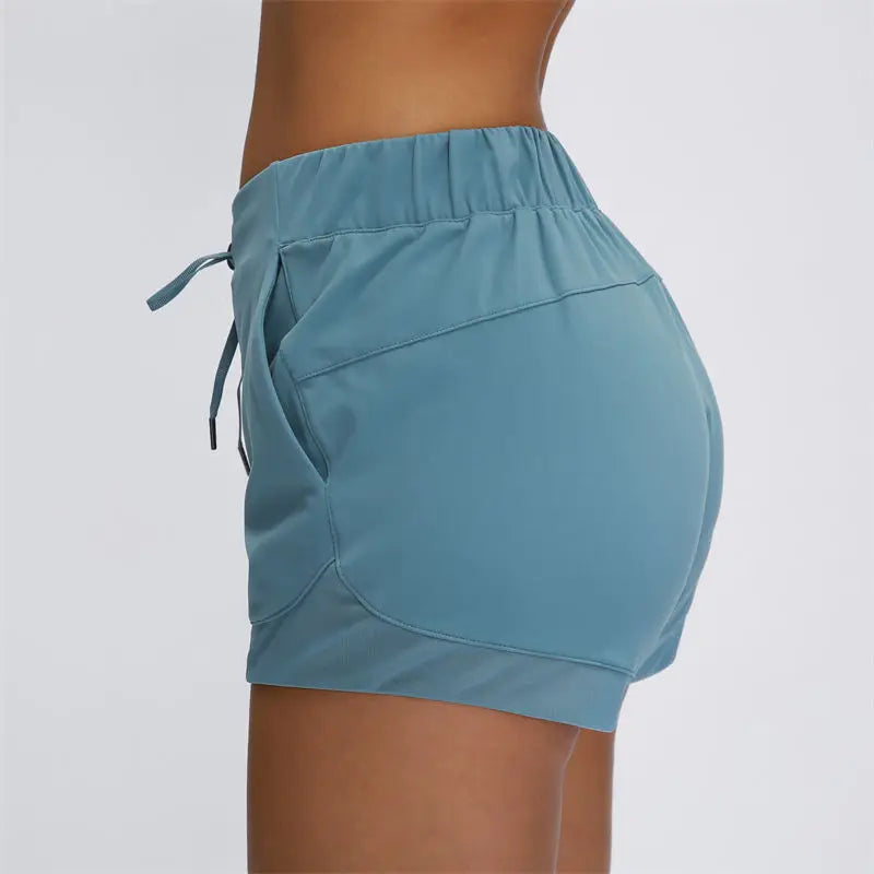 Side Cross Strap Fitness Shorts
