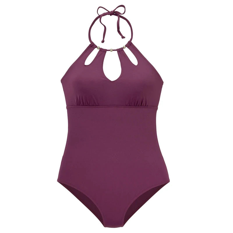Solid Sexy One-Piece Swimsuit