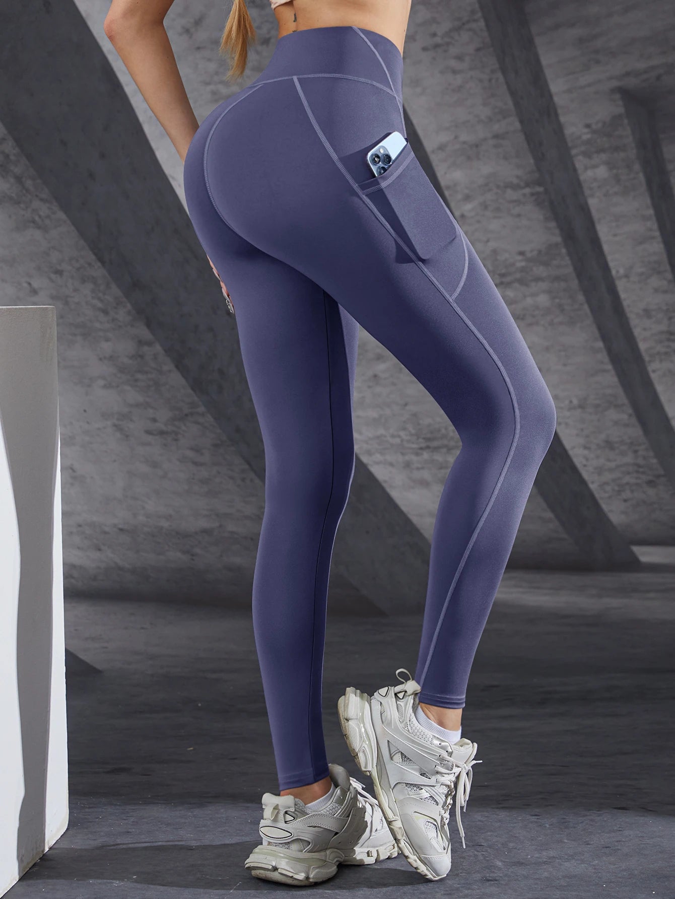 Solid Color Push Up Leggings