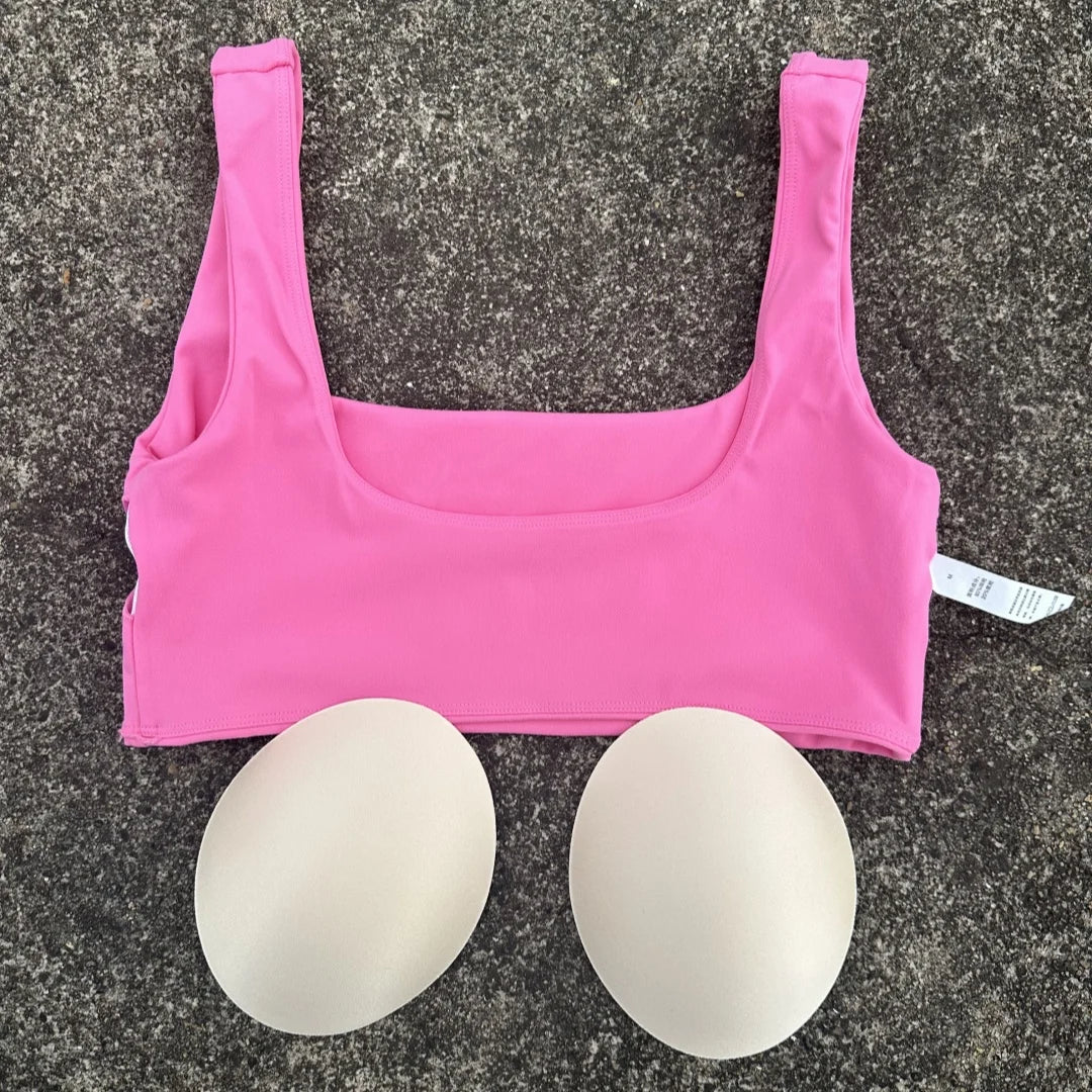 Shock-proof High Impact Sports Bra With Chest Pad