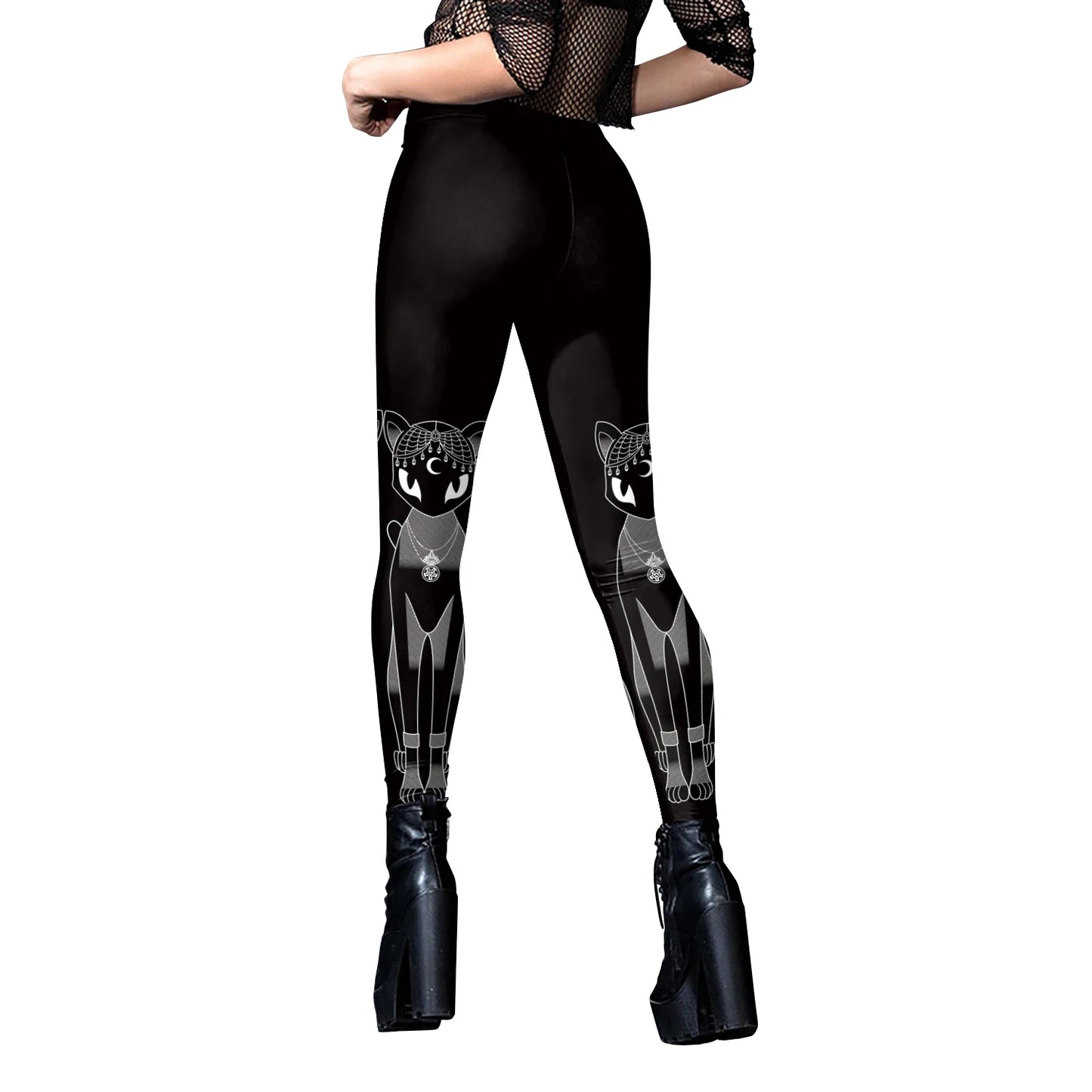 Gothic Punk Ouija Fitness Leggings