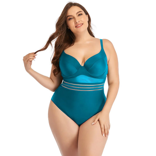 Simple One Piece Swimsuit